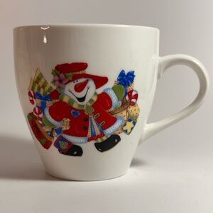 Royal Norfolk Christmas Snowman Holiday Coffee Mug